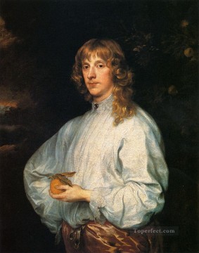  HM Lienzo - James Stuart, duque de Richmond, pintor barroco de la corte Anthony van Dyck